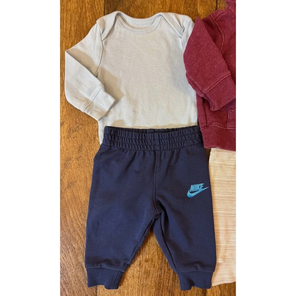 Carters Baby Boy 3 Months‎ Outfit Bodysuits Pants Zip Hoodie Jacket Clothes Lot